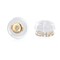 14K Gold Silicone Earring Backs Replacement | Rubber Earrings Backs for Studs |Plastic Earring Backing Secure (1 Pair 14K Gold)